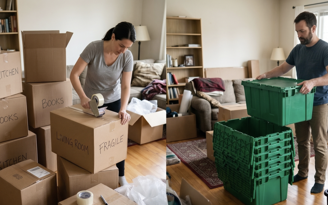 Moving Boxes vs. Totes: What Actually Saves You Time?