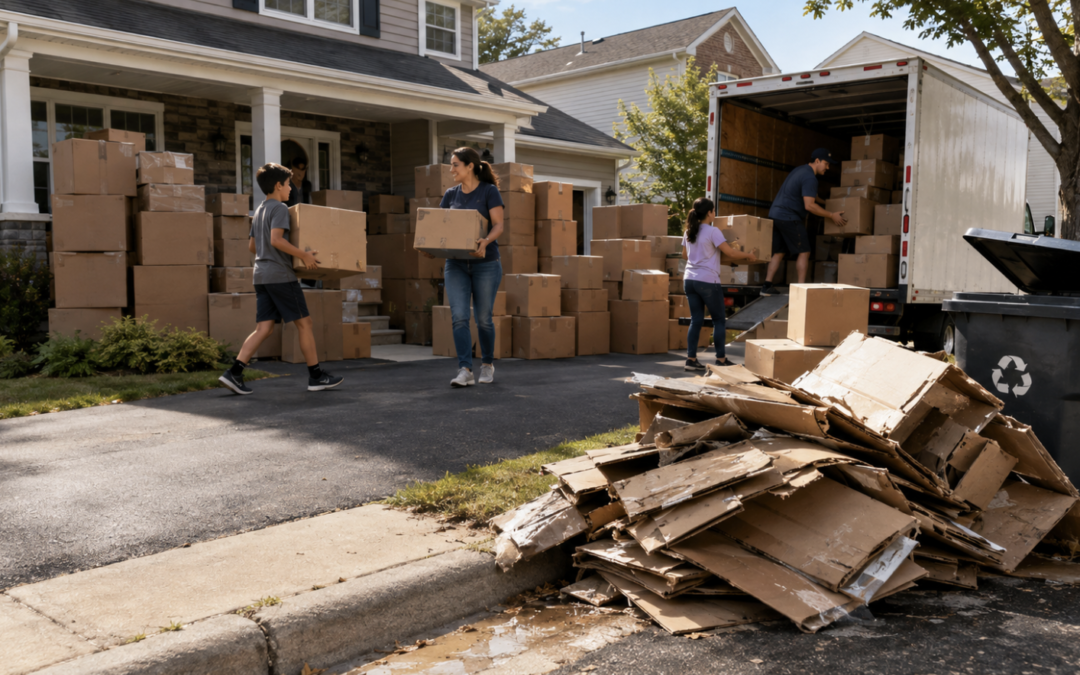 How Many Cardboard Boxes Does the Average Move Really Use? (And Where They End Up)
